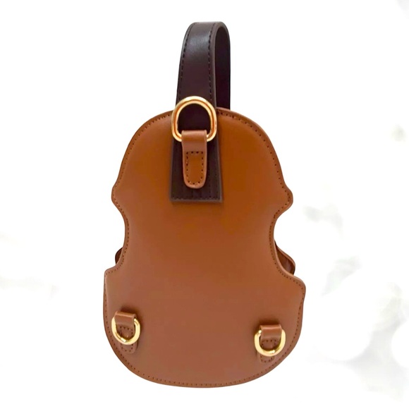 Violin Adjustable Strap Crossbody or Backpack Style Purse - Picture 2 of 4